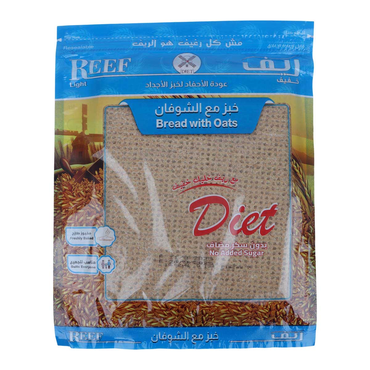 Reef Bread With Oats 250g