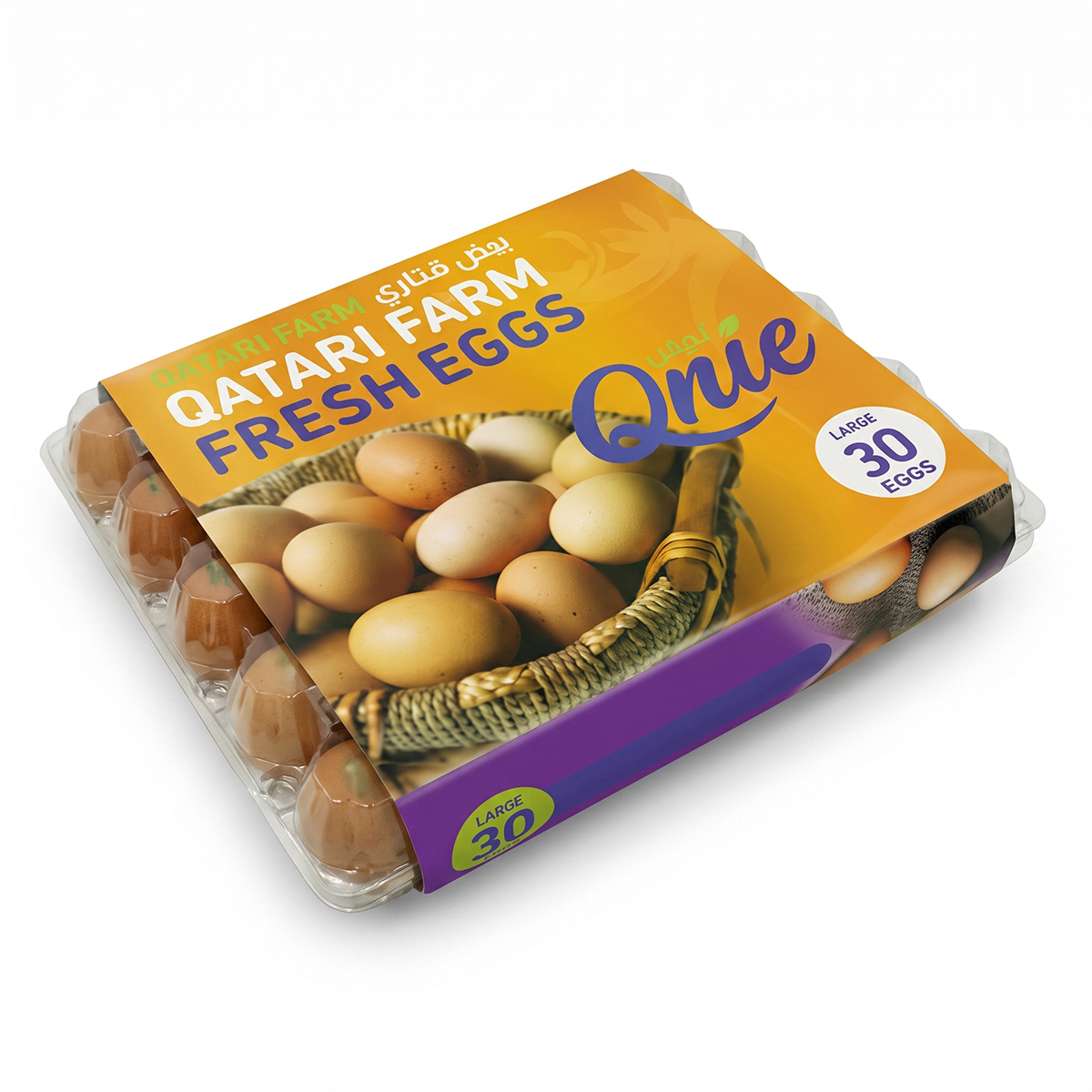 Qnie Brown Eggs 30 Pcs 