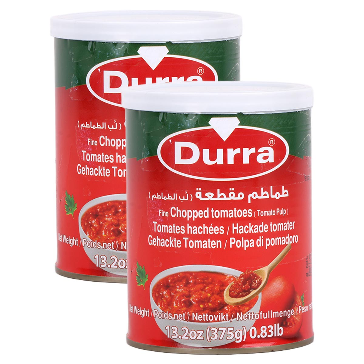 Durra Fine Chopped Tomato Pulp 2x375g