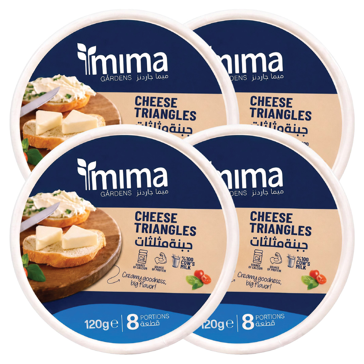 Mima Gardens Cheese Triangles 4x120g