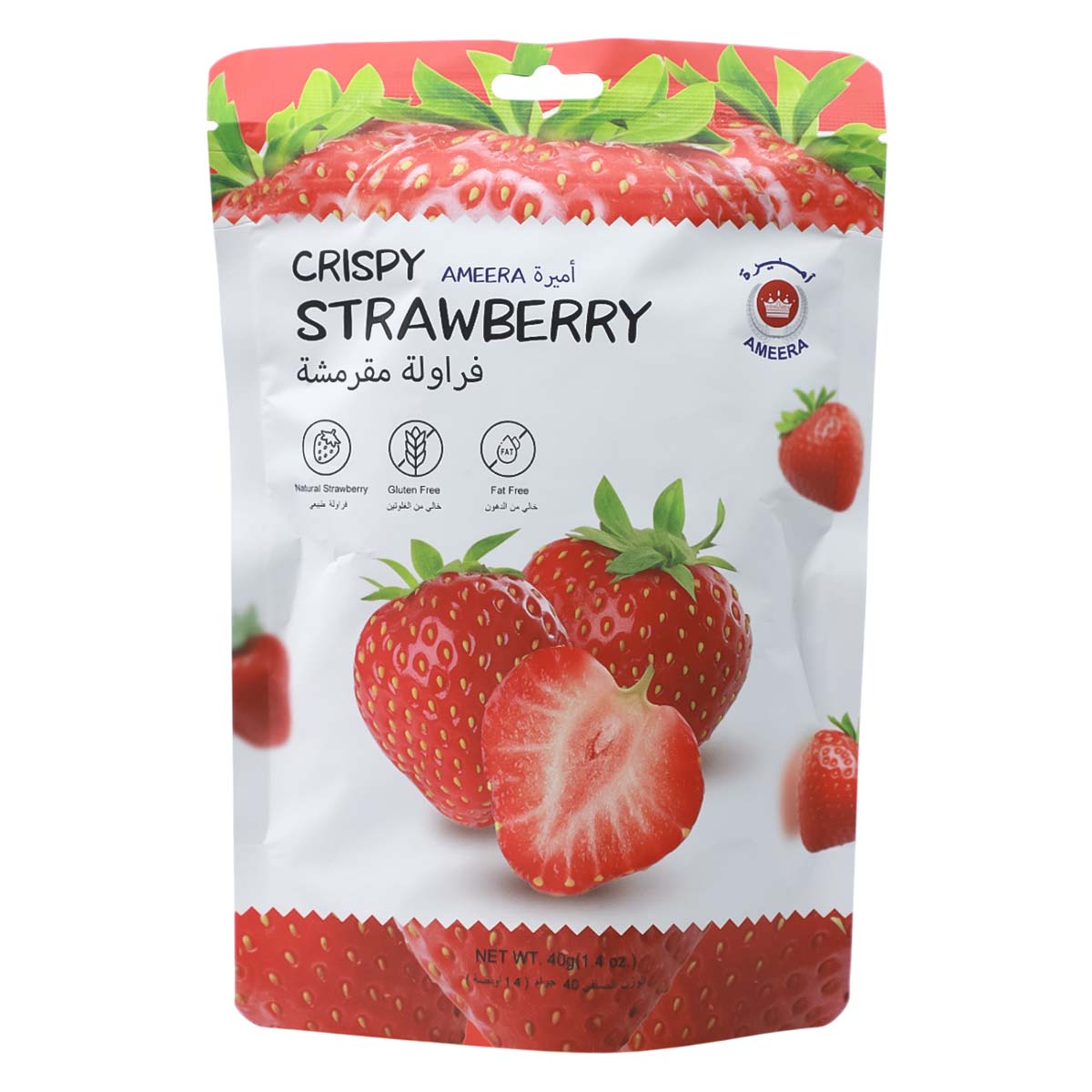 Ameera Crispy Strawberry Whole 40g