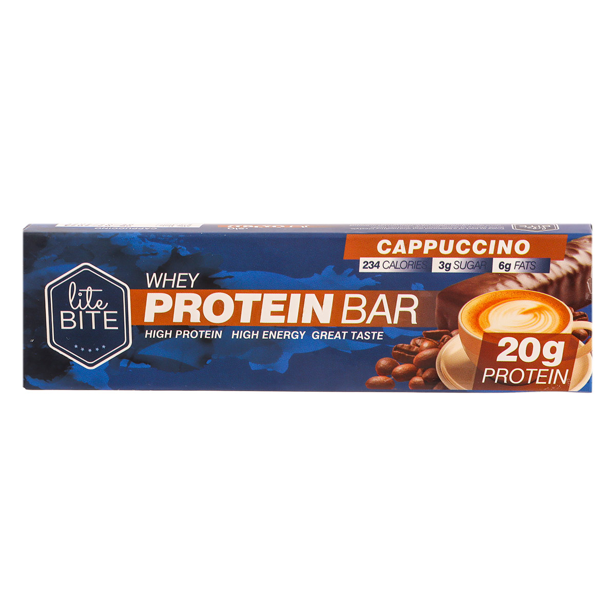 Lite Bite Whey Protein Bar Cappuccino 70g