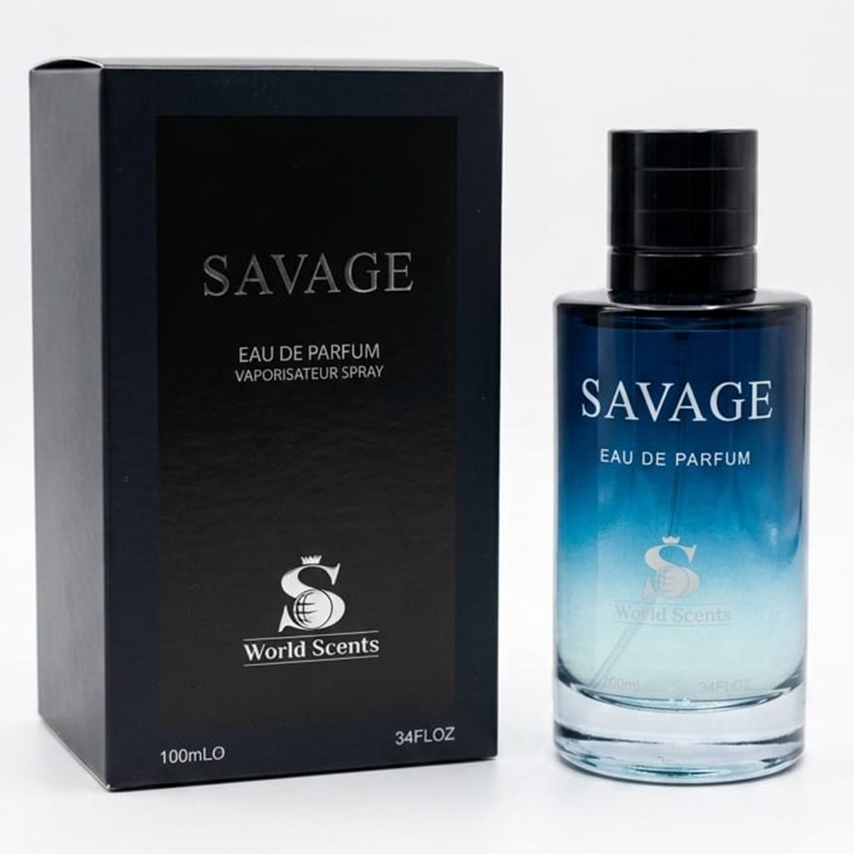 World Scents Savage  Eau De Parfum Natural Spray Perfume 100ml
