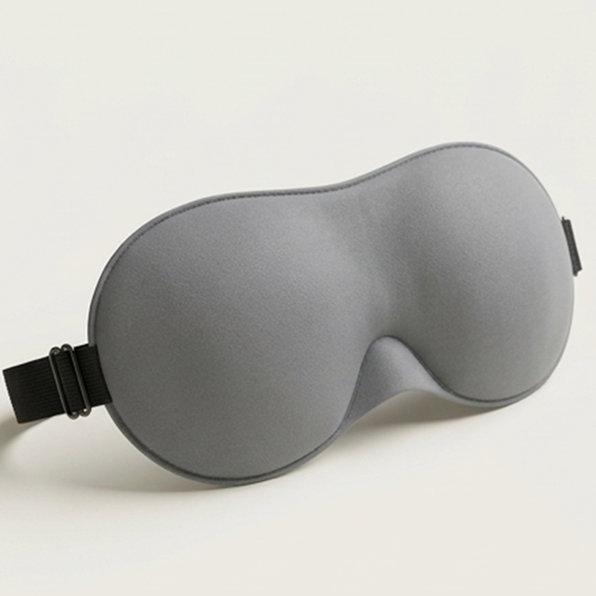 Eye Mask With Elastic Head Band Grey