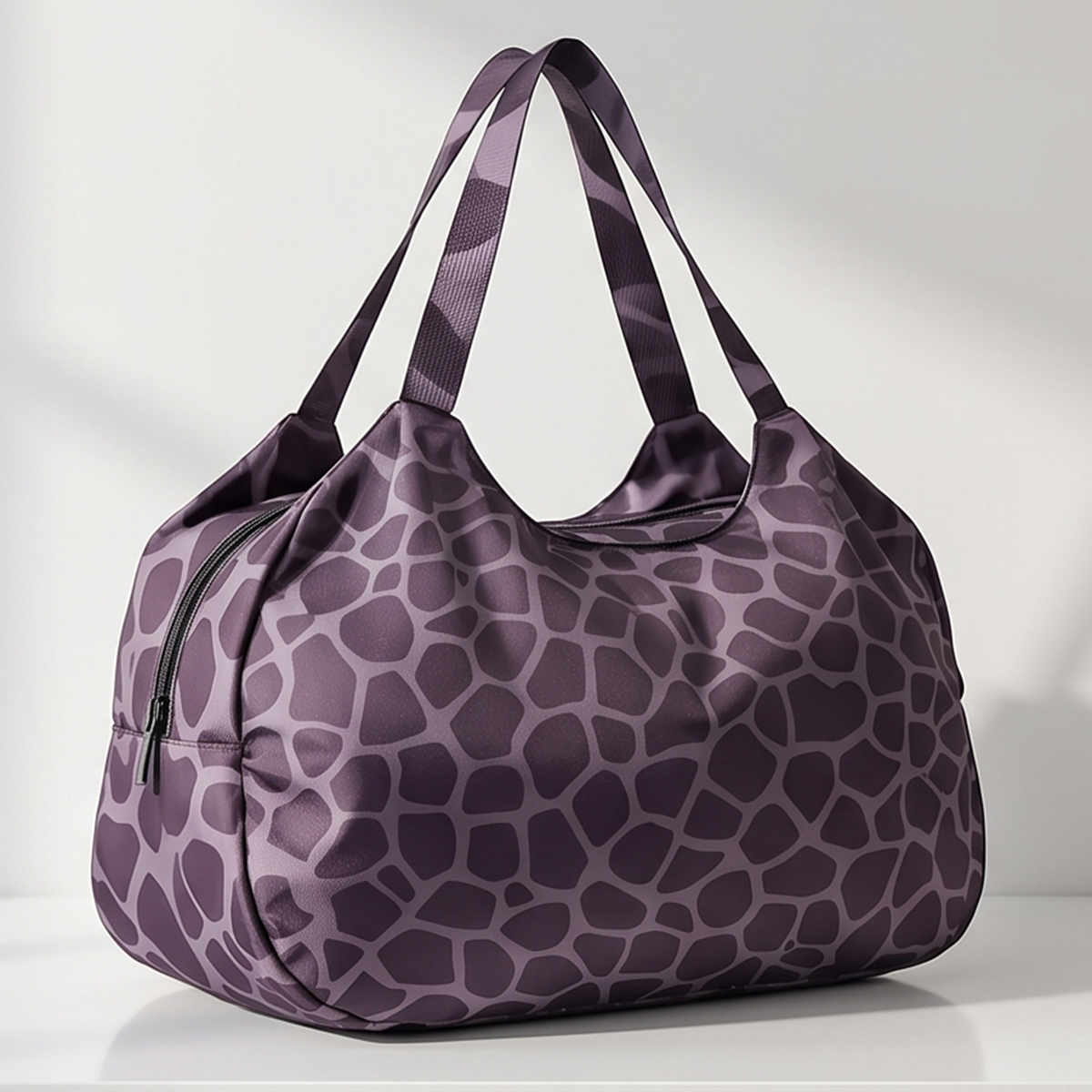 Italo Patterned Foldable Travel Bag Purple 40 x 40cm
