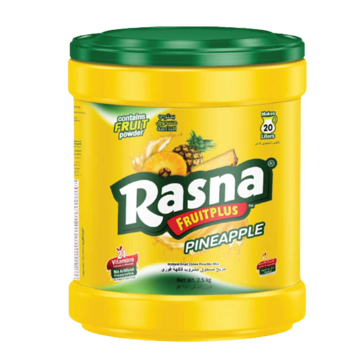 راسنا فروت بلس أناناس 2.5 كجم
