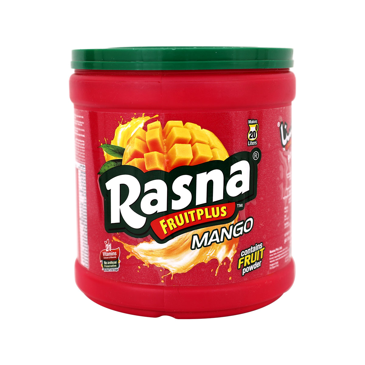 Rasna Fruit Plus Mango Powder Drink 2.5Kg