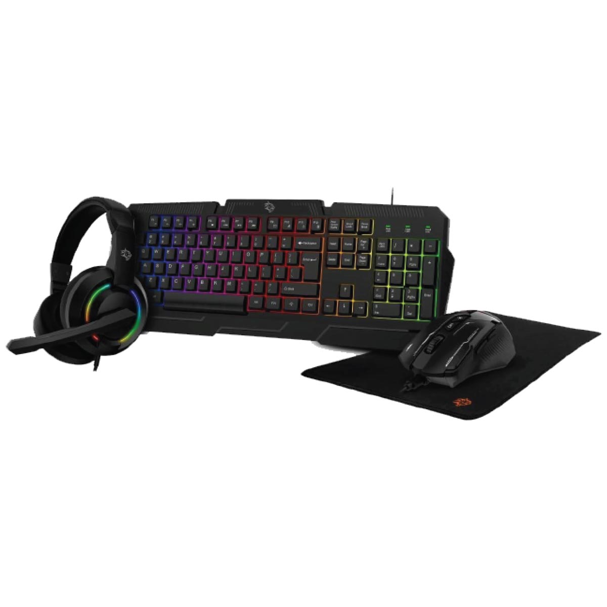Porodo Gaming 4 in 1 Mouse Black