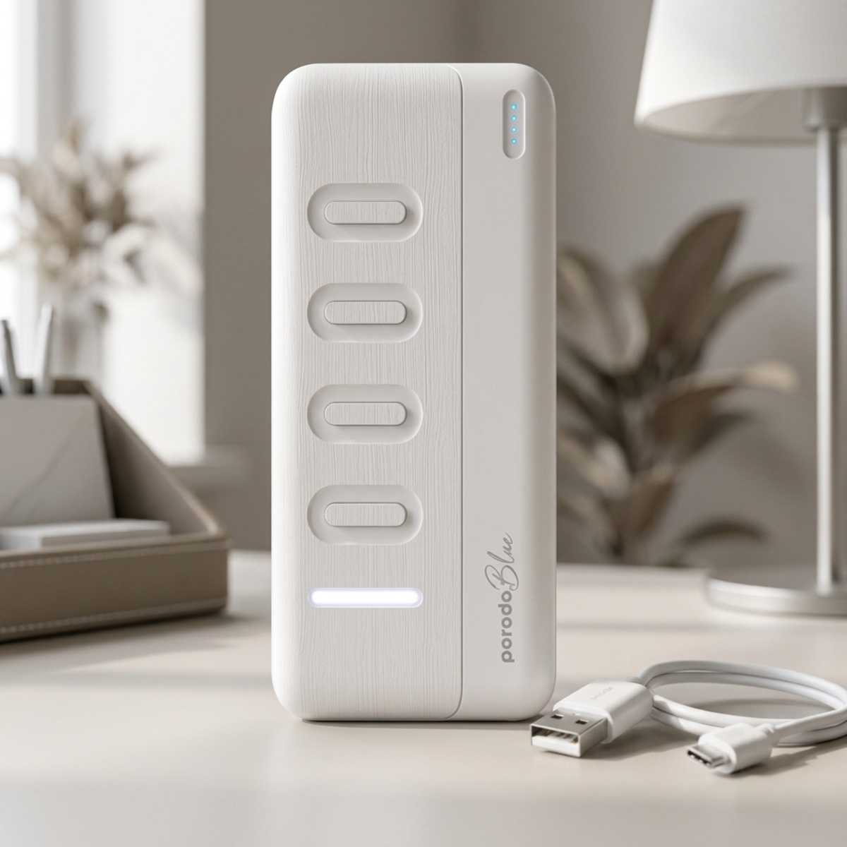 Porodoblue Power Bank 10000 Mah White PWBMCA10