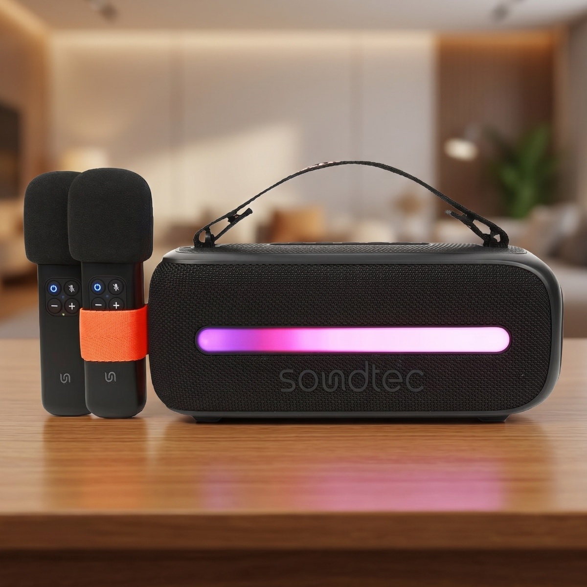 Porodo Soundtec Portable Speaker with Dual Microphones | Audio | Bluetooth Speakers Porodo Soundtec Portable Speaker with Dual Microphones | Audio | Bluetooth Speakers