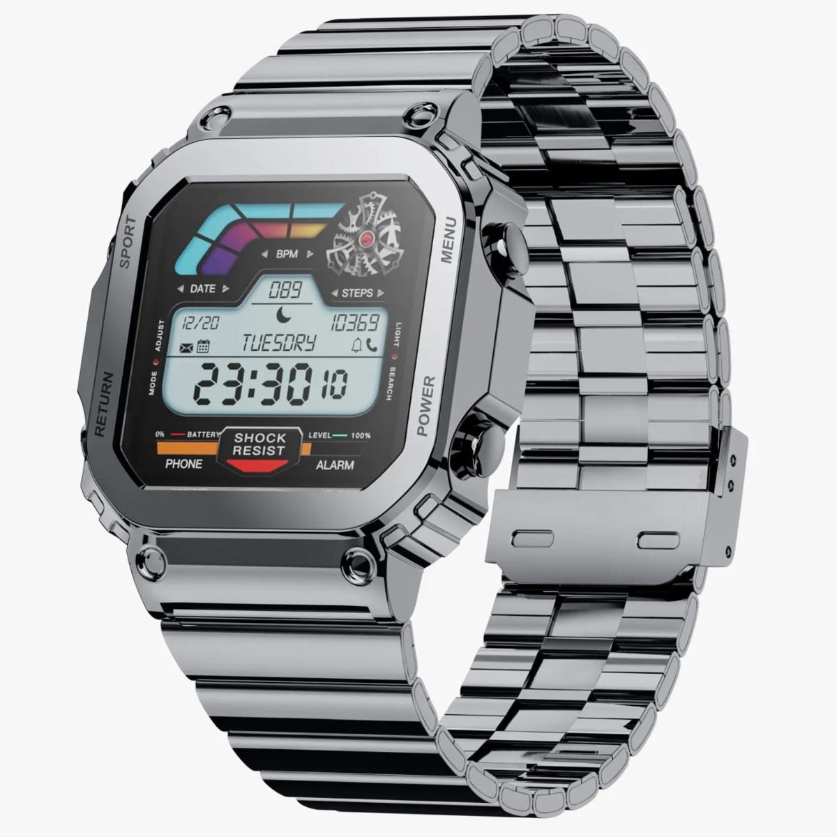 Porodo Nomad Smart Watch 1.54 Inch Display