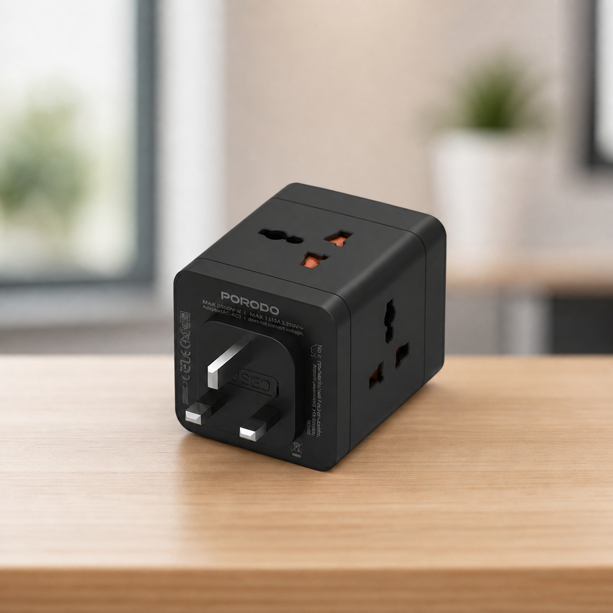 Porodo 4 Ac Universal Power Block