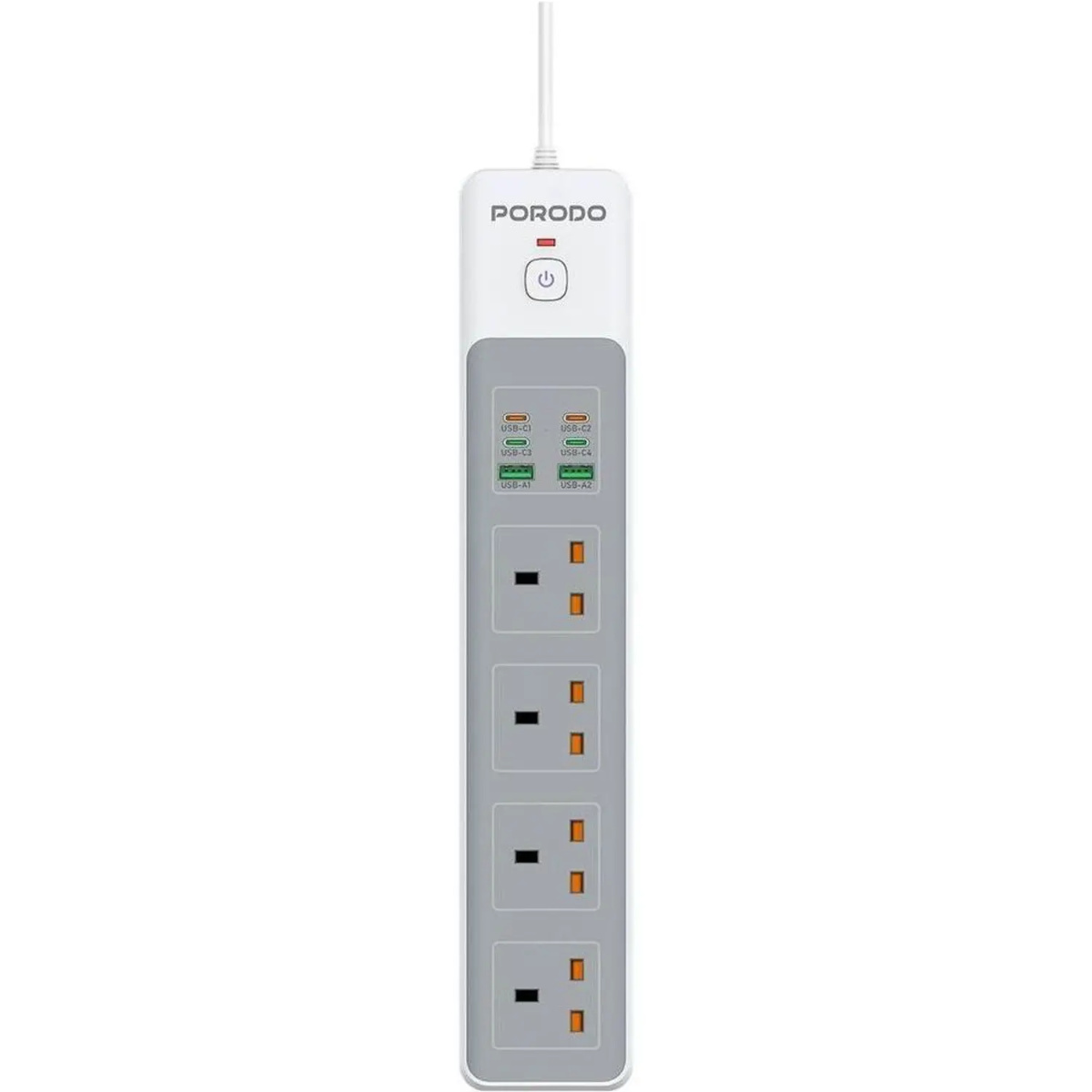 Porodo Power Socket 4AC 65W