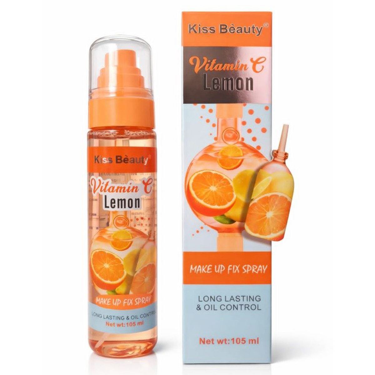 Kiss Beauty Vitamin C Lemon Makeup Fix Spray 105ml