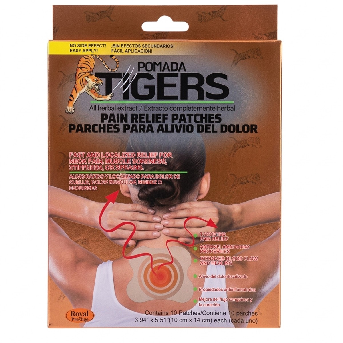 Pomada Tigers Pain Relief Patches 10g