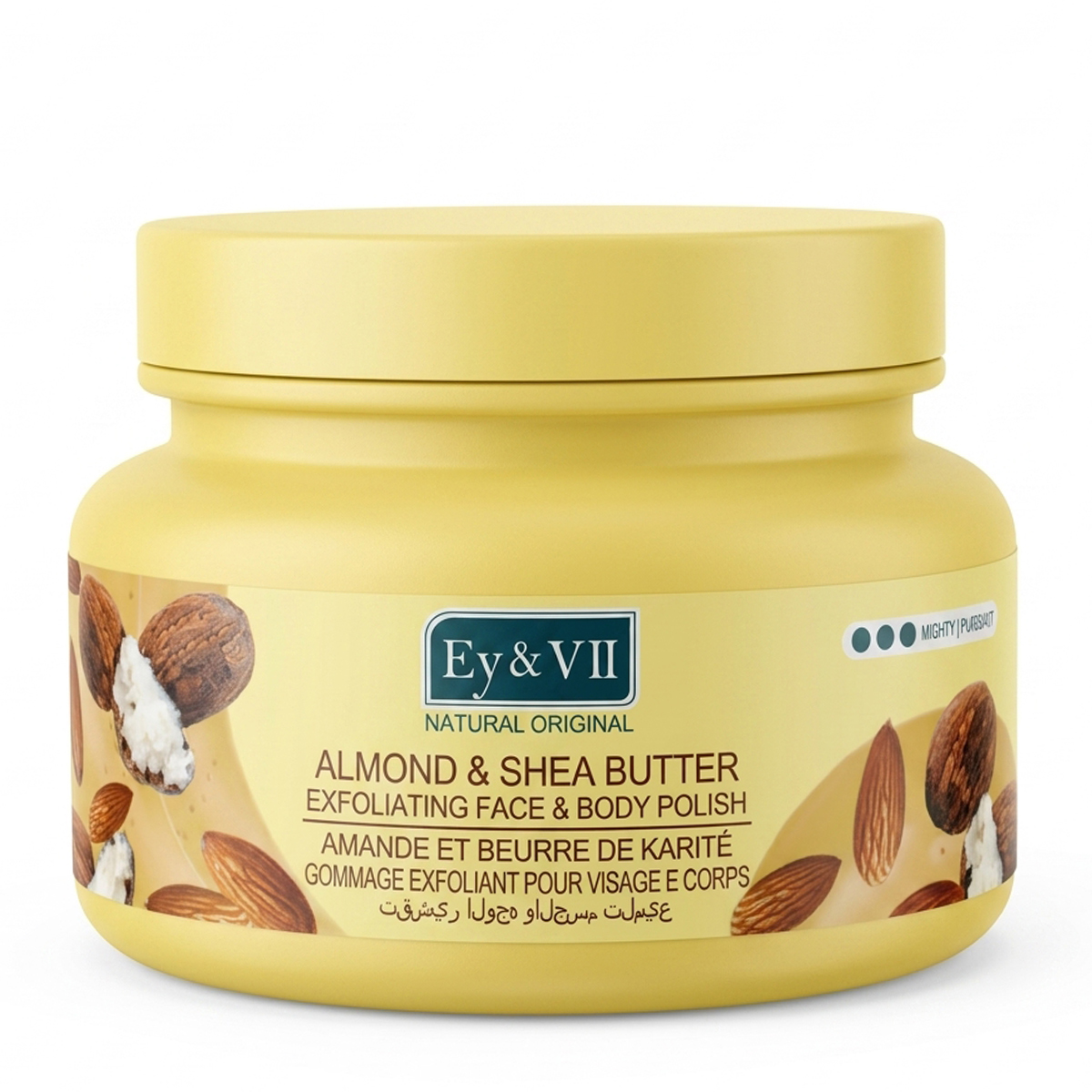 Ey&Vii Almond & Shea Butter Exfoliating Face & Body Polish 580g