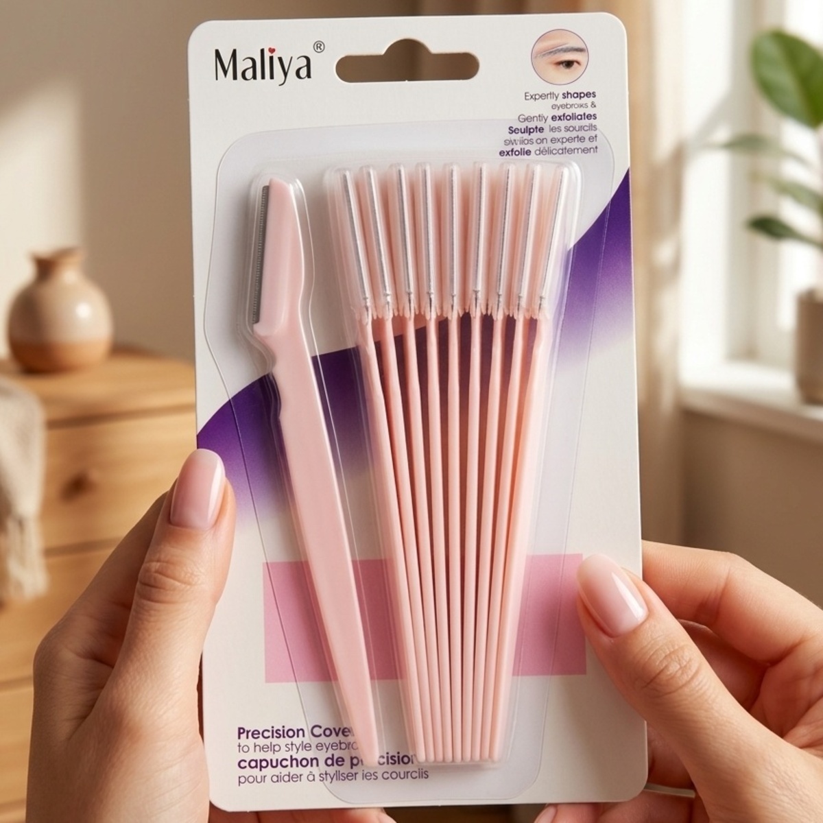 Maliya Eye Brow Razor 10 Pieces