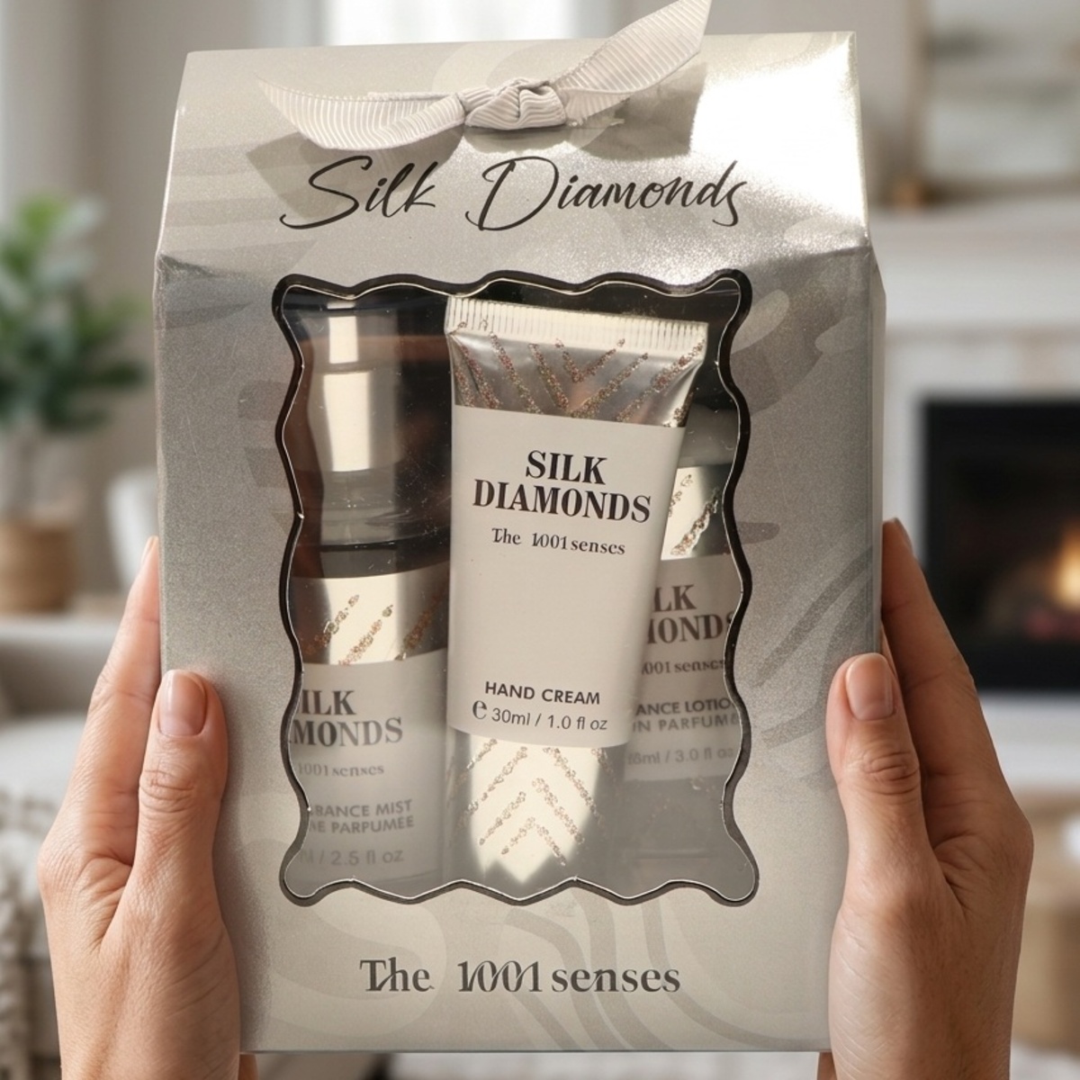 Silk Diamonds The 1001 Senses Mist, Hand Cream, And Lotion Set