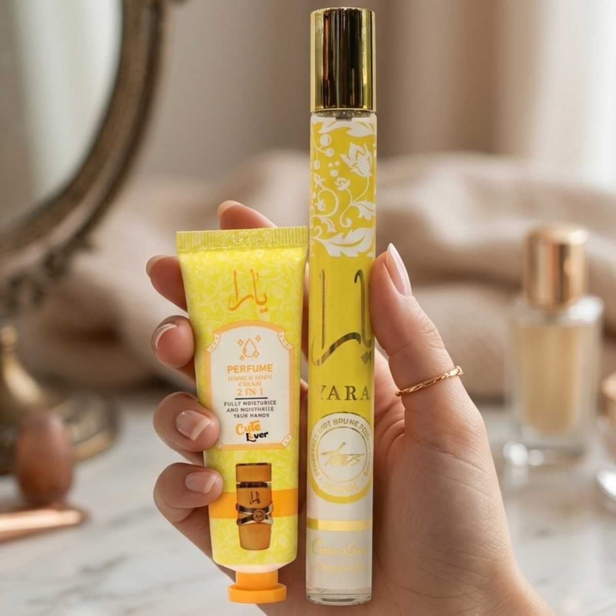Cute Lover Perfume And Hand Cream Set