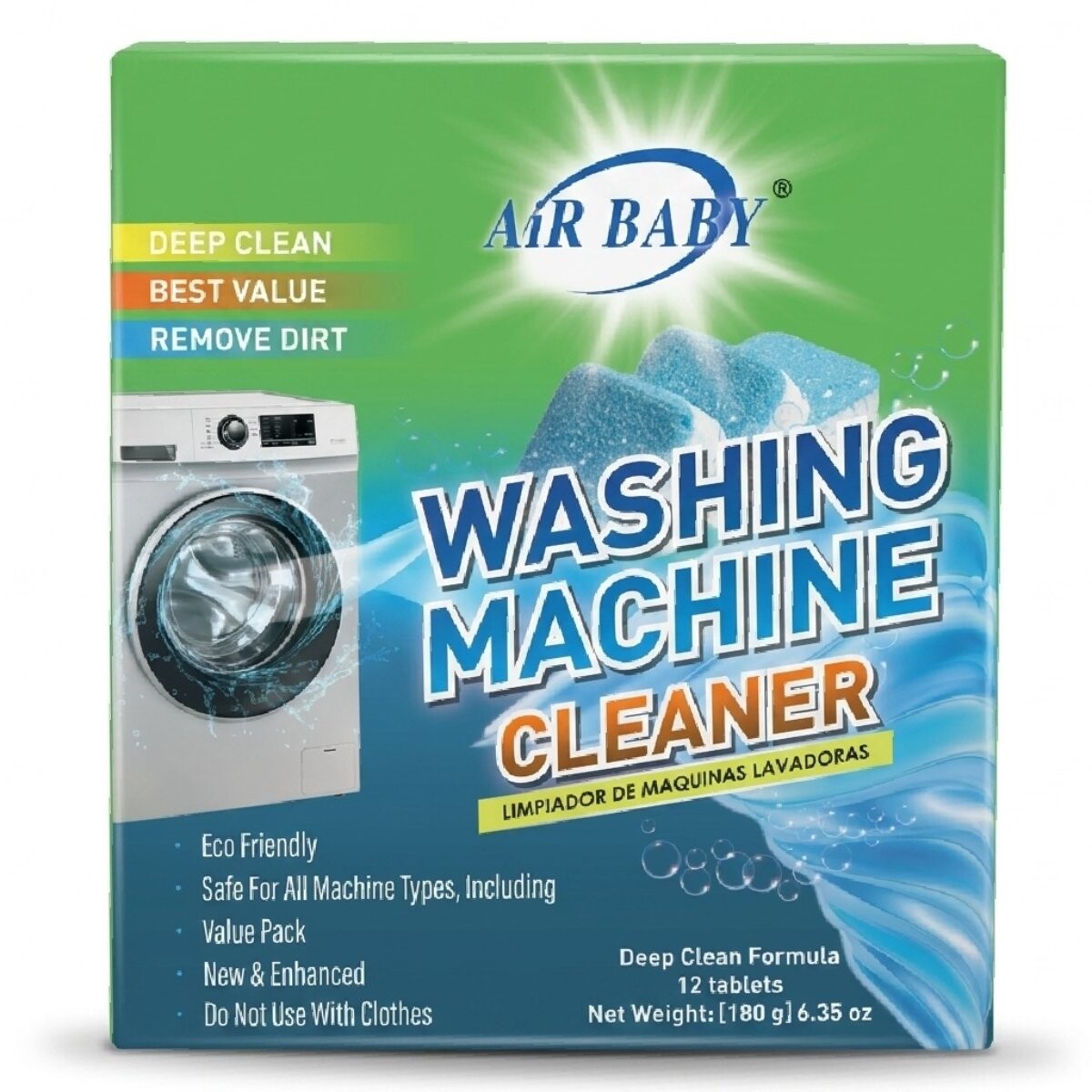 Air Baby Washing Machine Cleaner 180g
