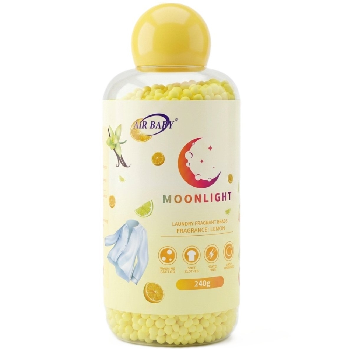 Air Baby Moonlight Laundry Fragrant Beads Lemon 240g