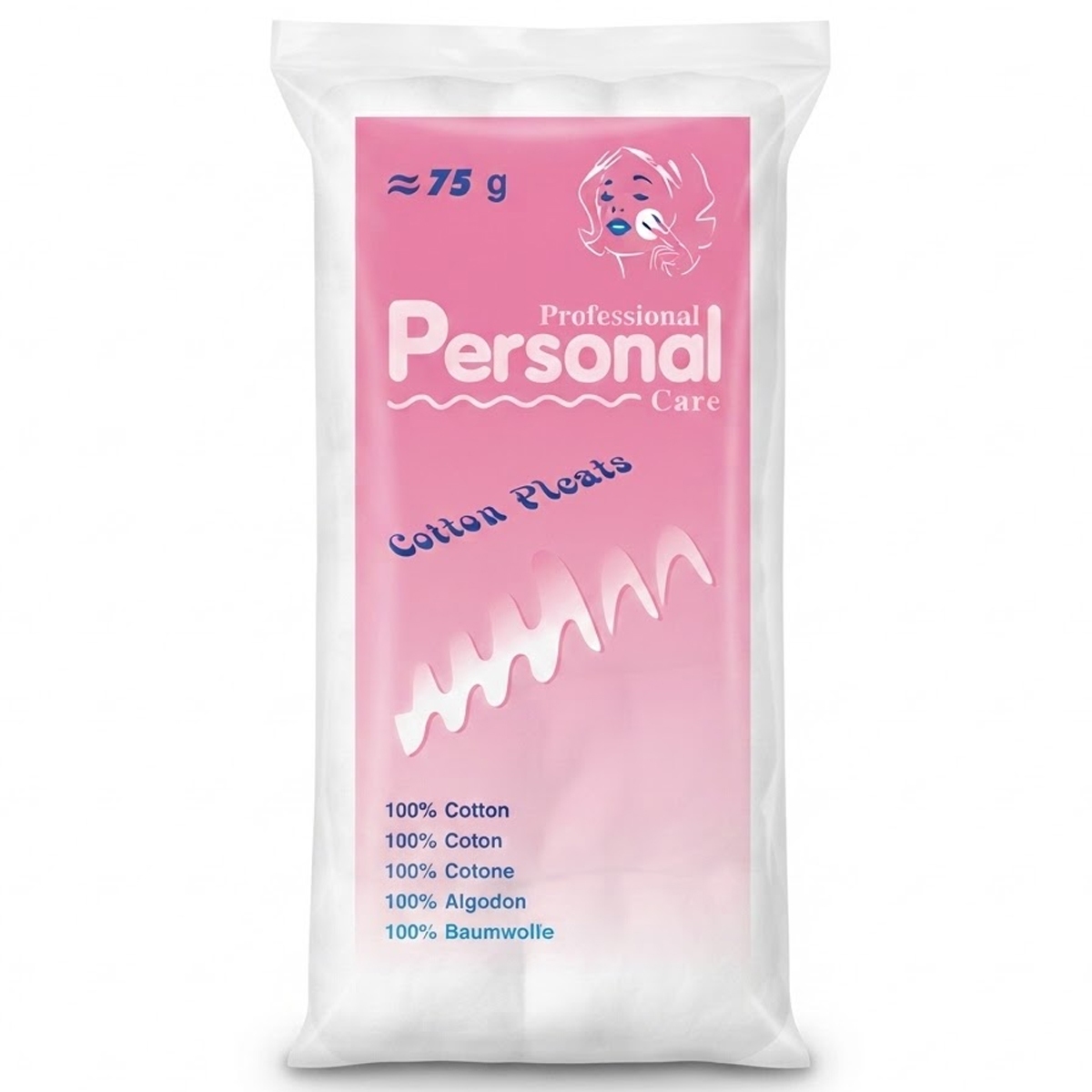 Professional Personal Care Cotton Pleats 75g