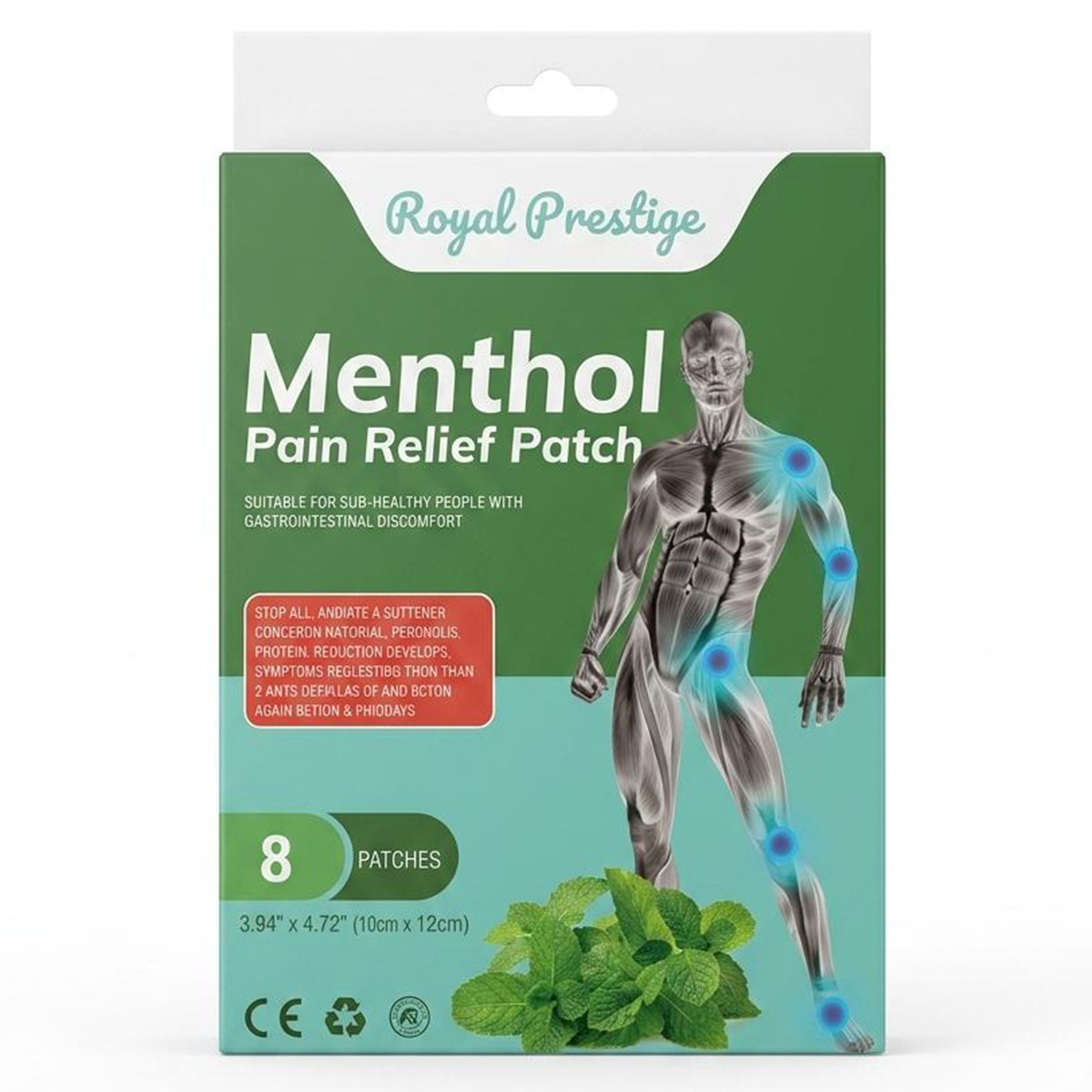 Royal Prestige Menthol Pain Relief Patch 8 Pieces