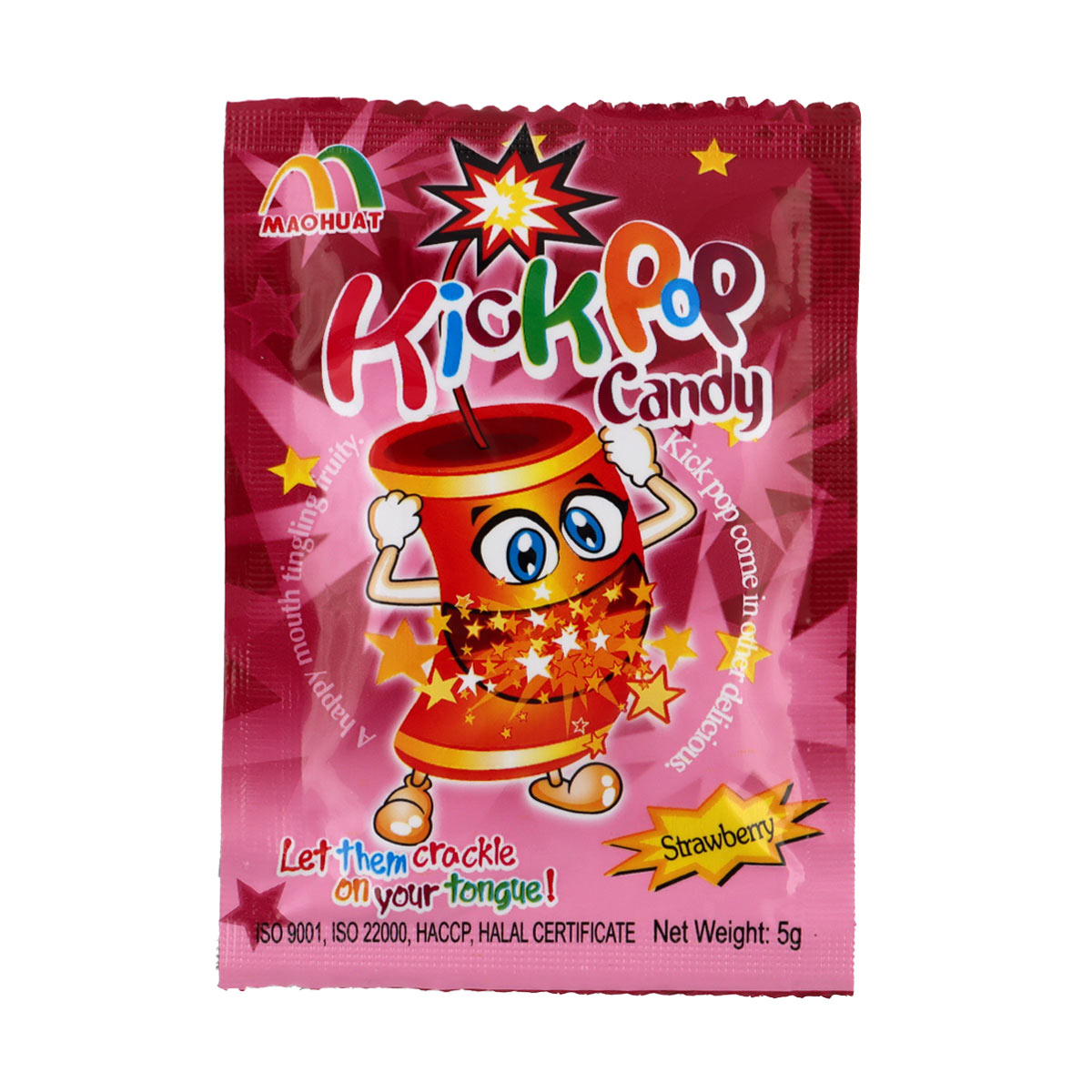Kick Pop Candy Strawberry 5g