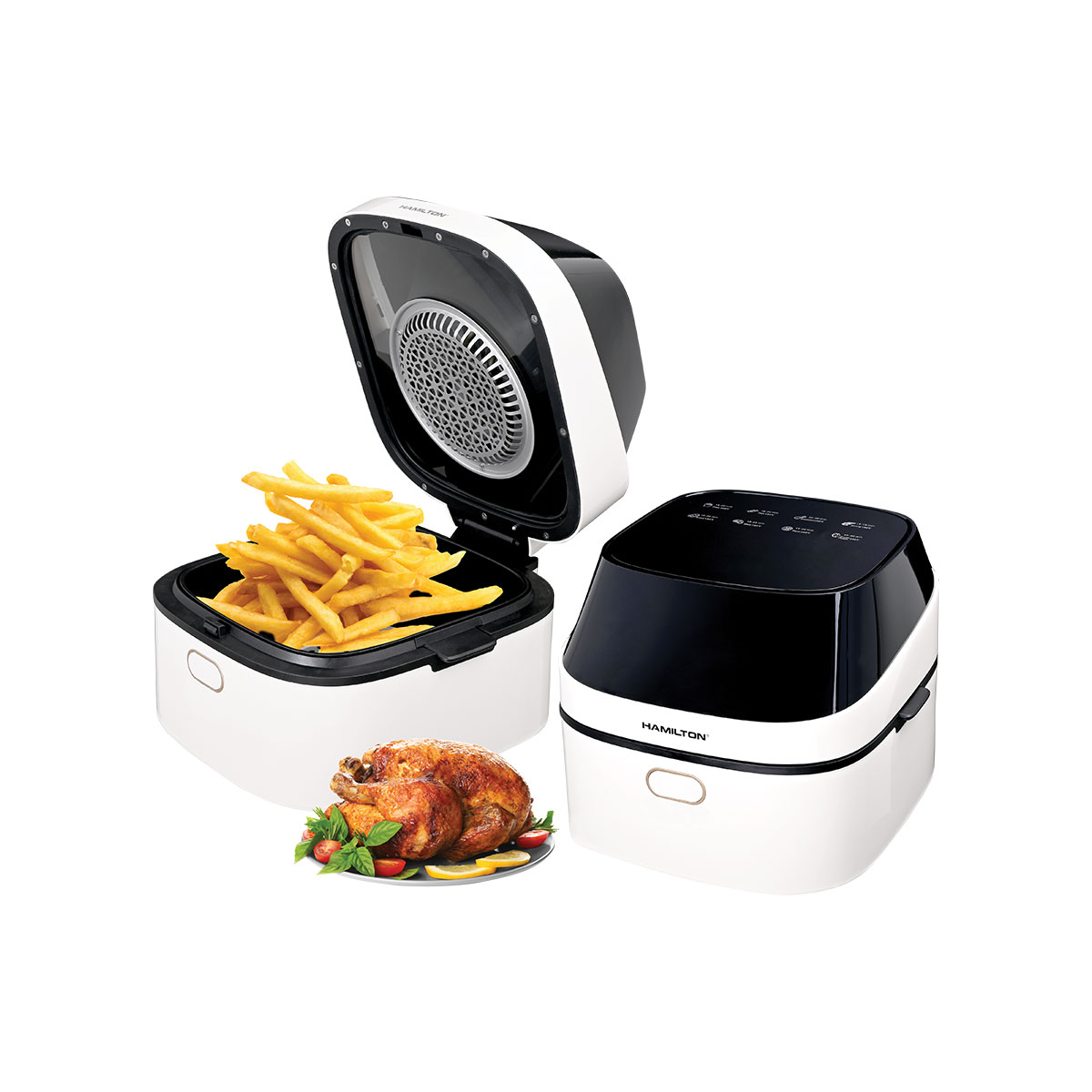 Hamilton Digital Air Fryer 7.5L 1500W HT5864AF | أجهزة المطبخ | قلايات صحية وبخارات