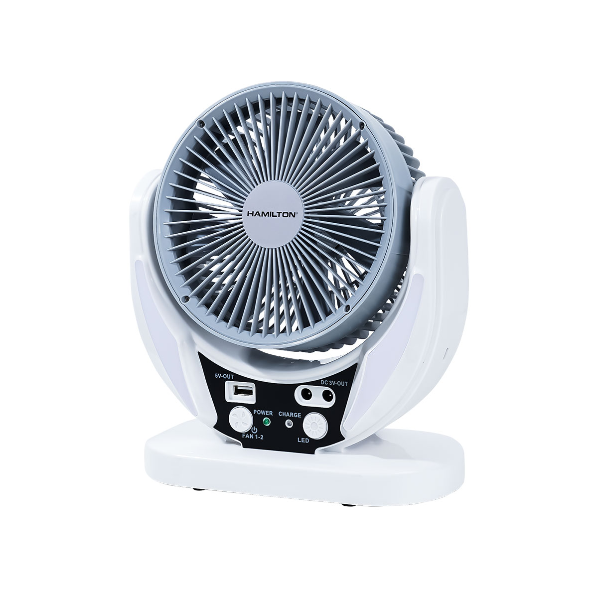 Hamilton 6 Inch Rechargeable Table Fan HT7422