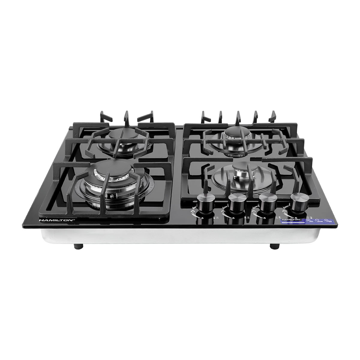 Hamilton Four Burnner Glass Gas Stove HT1123GC