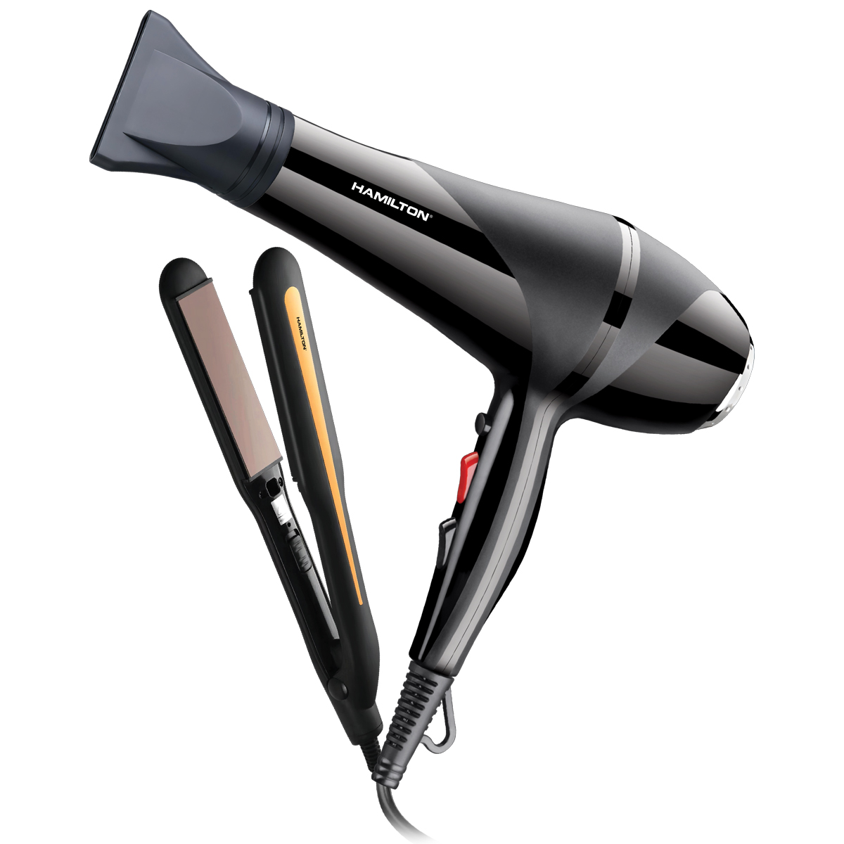 Hamilton 2 In 1 Combo Hair Dryer And Straightener HT8828HD, HT8833HS