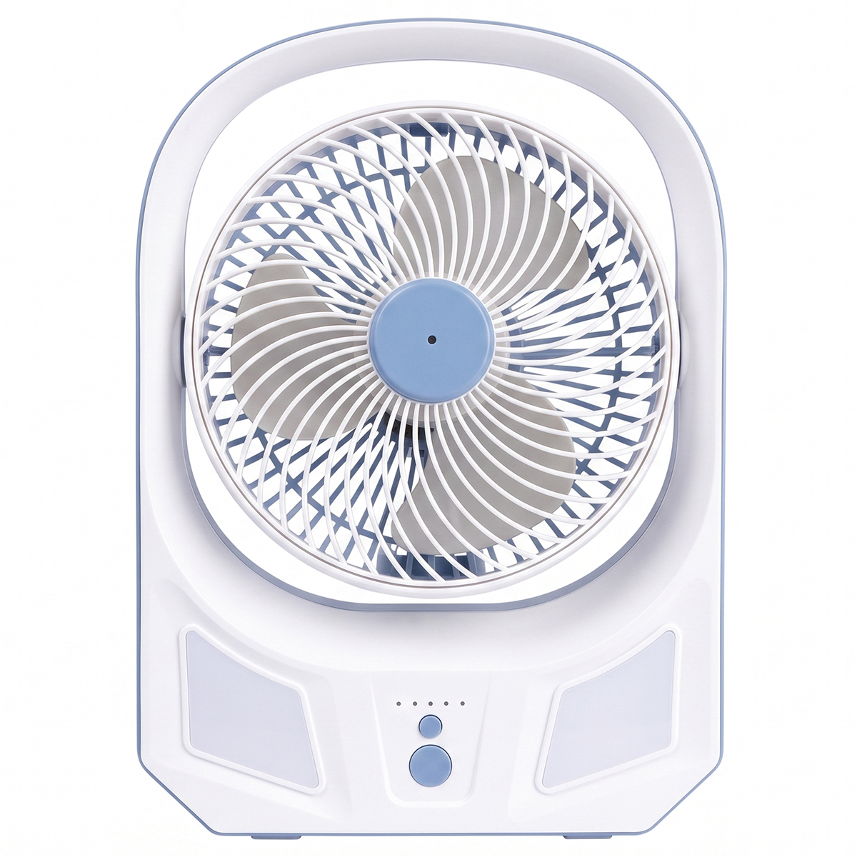 Hamilton Rechargeable Table Fan with LED Light 8 Inch