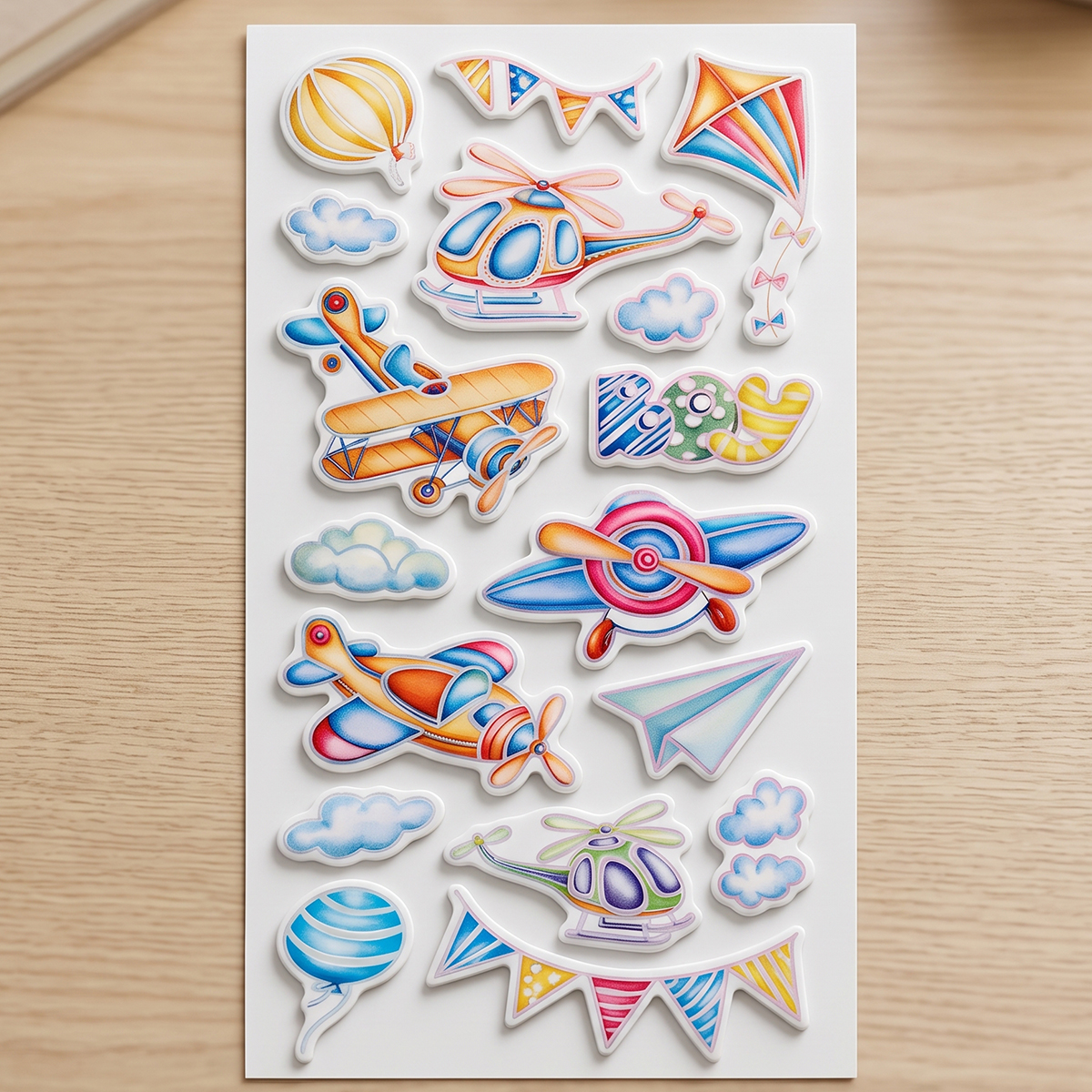 Italo Flying Ships Themed Stickers