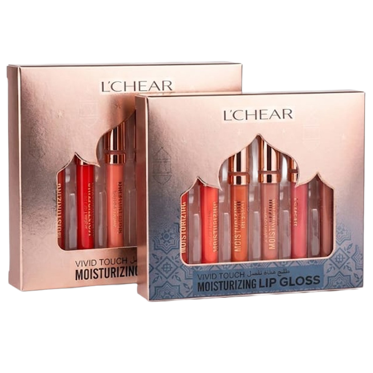 Vivid Touch Moisturizing Lip Gloss 6 Pieces Set