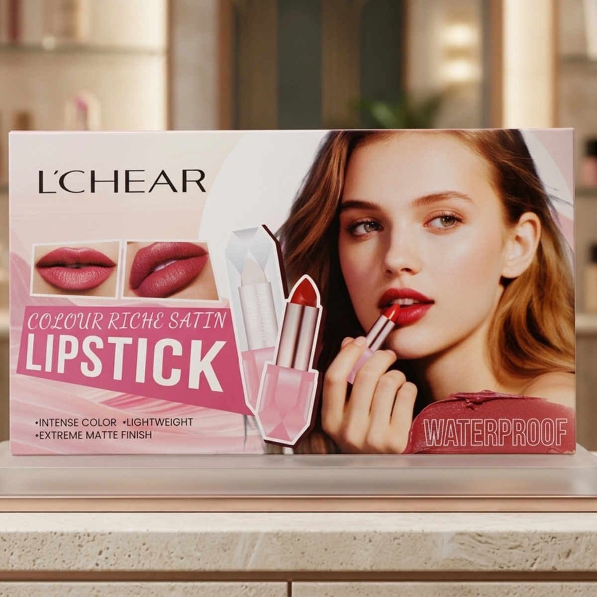 L'Chear Colour Riche Satin Waterproof Lipstick 6 Pieces