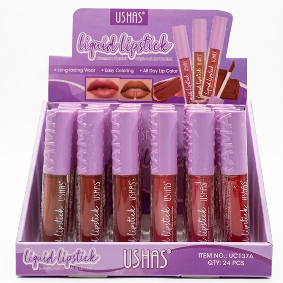 Ushas Liquid Lipstick 24 Pieces