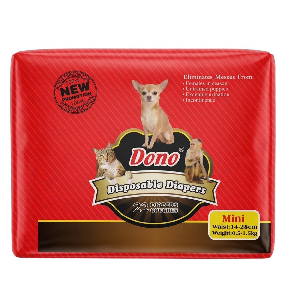 Dono Disposable Diapers Mini 22 Pieces