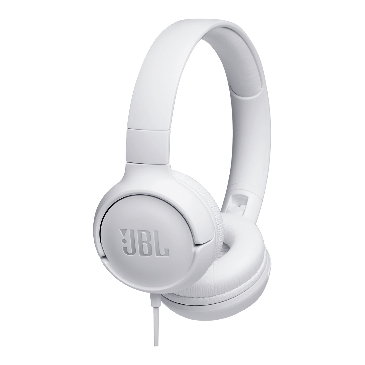 سماعة رأس سلكية JBL T500 باللون الأبيض