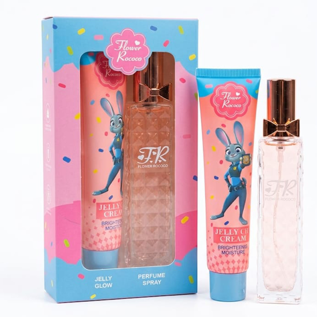 Flower Rococo Kids Perfume 2 Pieces Set For Girl