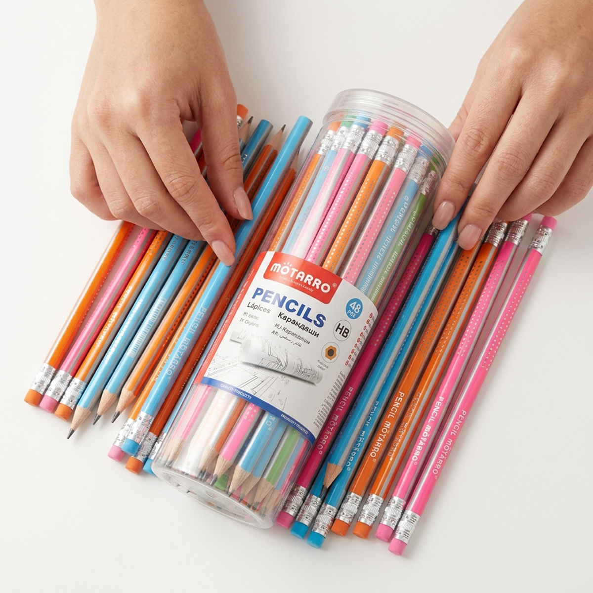 Motarro 48-Piece HB Pencil Set