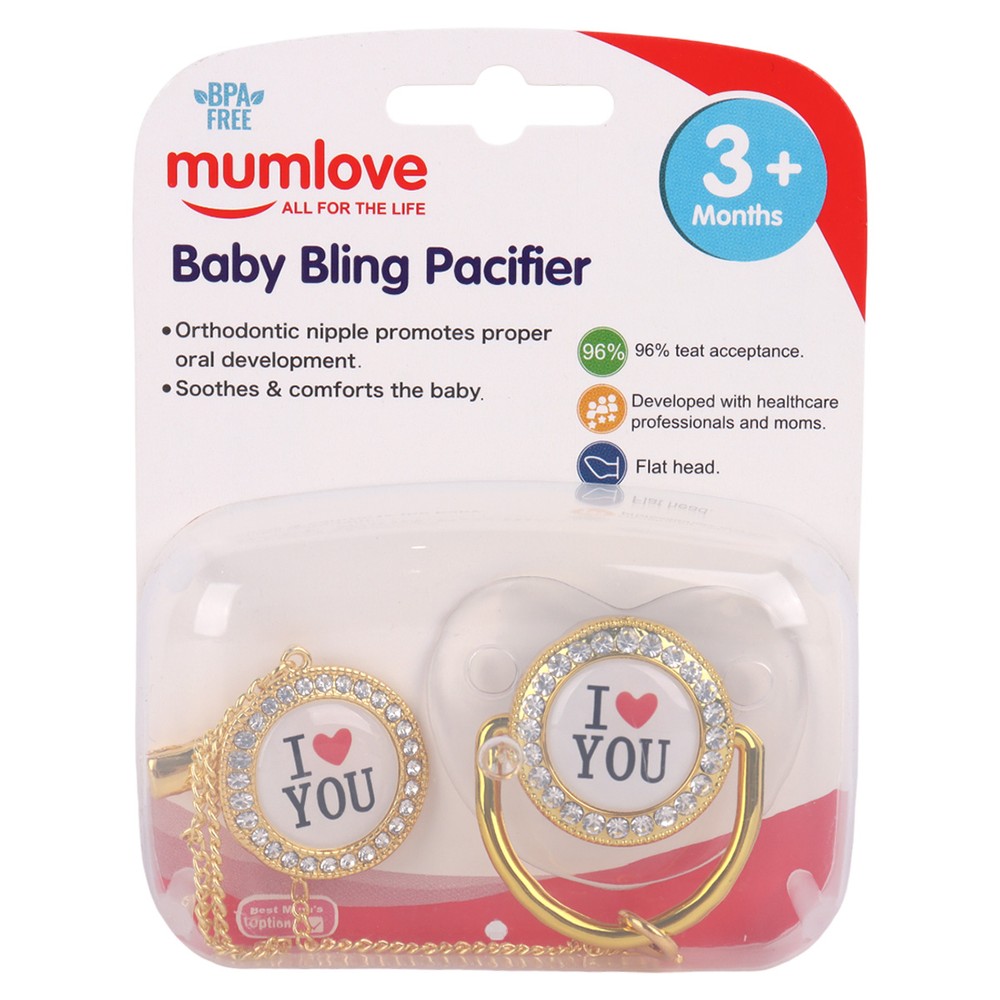 Mumove Baby Bling Pacifier Set | Baby Feeding Accessories | Teethers & Pacifiers Mumove Baby Bling Pacifier Set | Baby Feeding Accessories | Teethers & Pacifiers