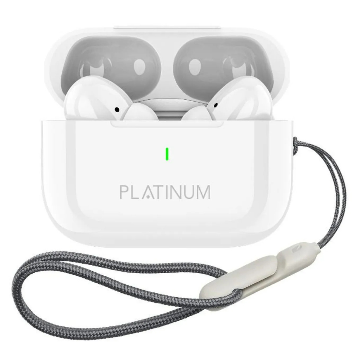 Platinum Bluetooth Earbuds White