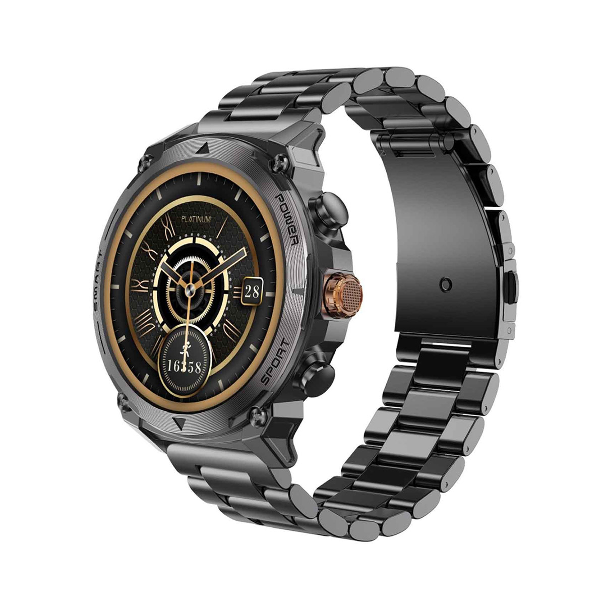 Platinum Smart Watch Extro R (BT-Calling) Gun Metal