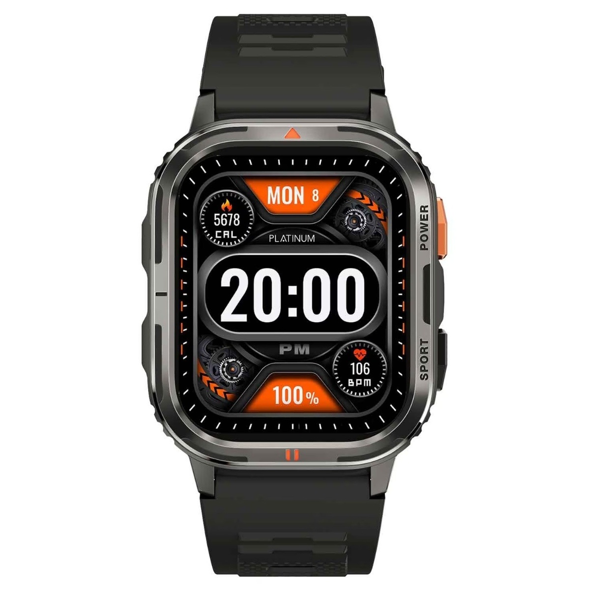 Platinum Smart Watch Hale U2B
