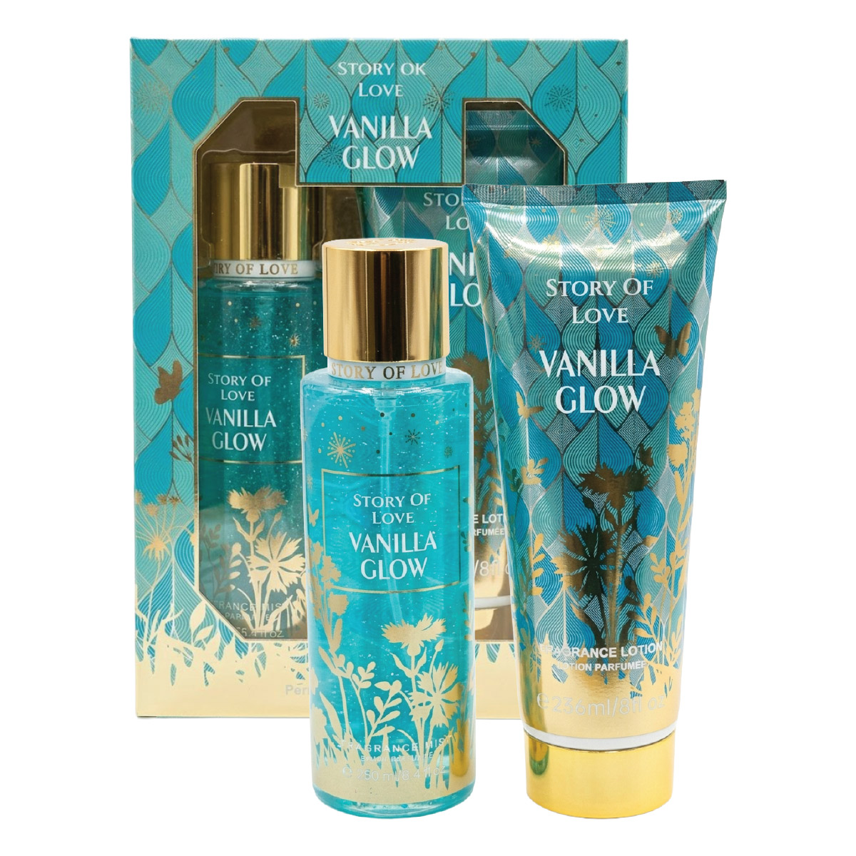 Story Of Love Vanilla Glow Fragrance Mist & Lotion Set | Perfumes & Fragrances | Perfumes & Fragrances Gift Sets | Women Gift Set Story Of Love Vanilla Glow Fragrance Mist & Lotion Set | Perfumes & Fragrances | Perfumes & Fragrances Gift Sets | Women Gift Set