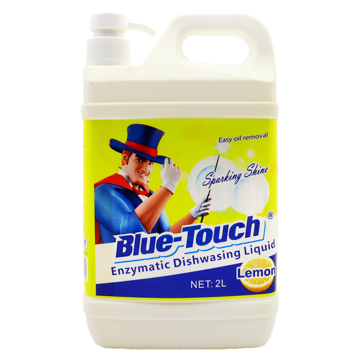 Blue Touch Enzymatic Diswashing Liquid Lemon 2L
