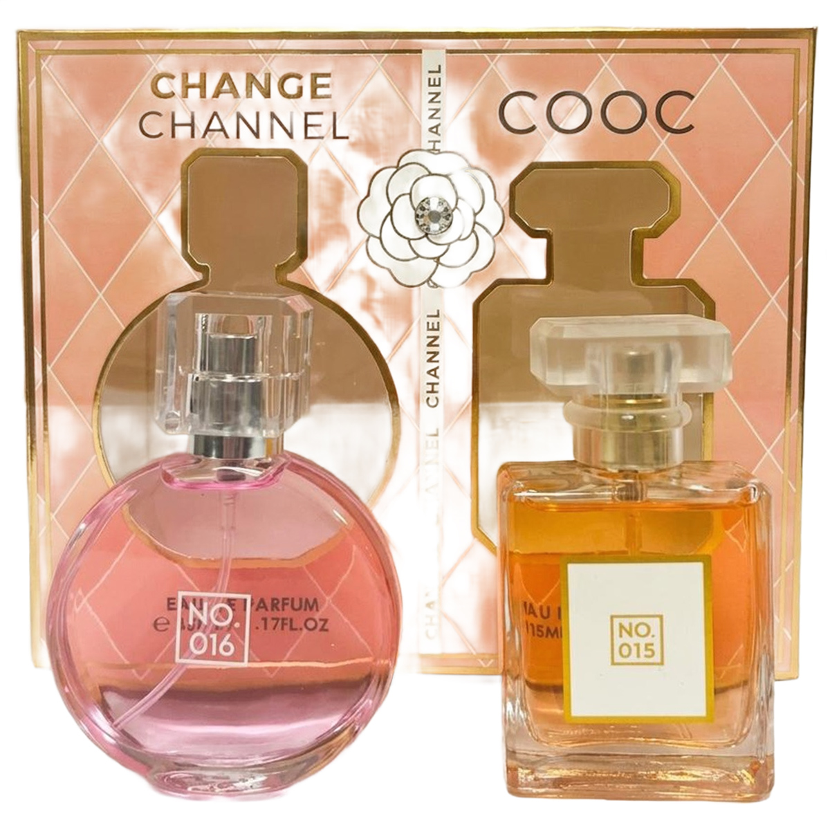 طقم هدايا عطر نسائي من تشانج شانيل، قطعتان