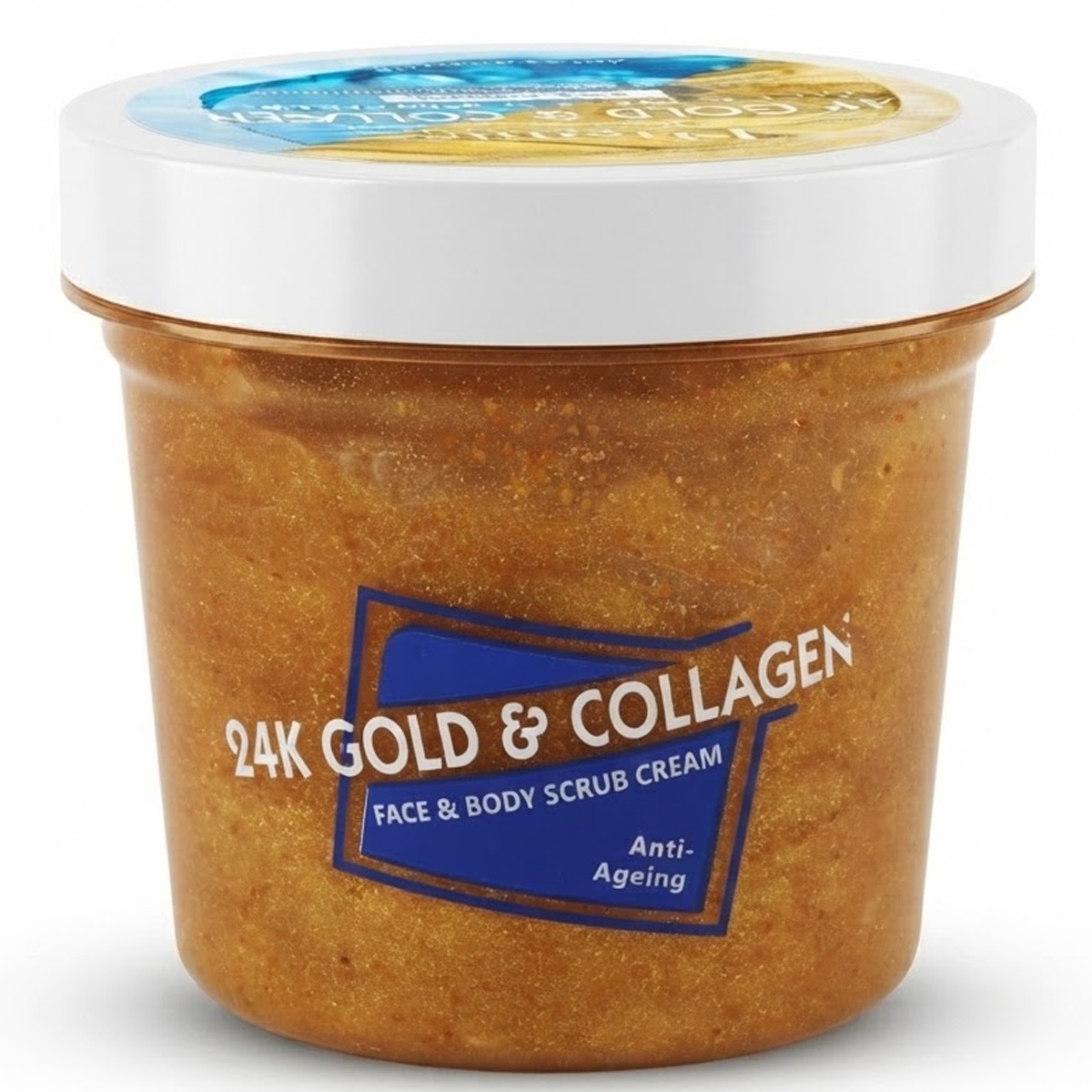 Dissar 24K Gold & Collagen Face & Body Scrub Cream 300ml