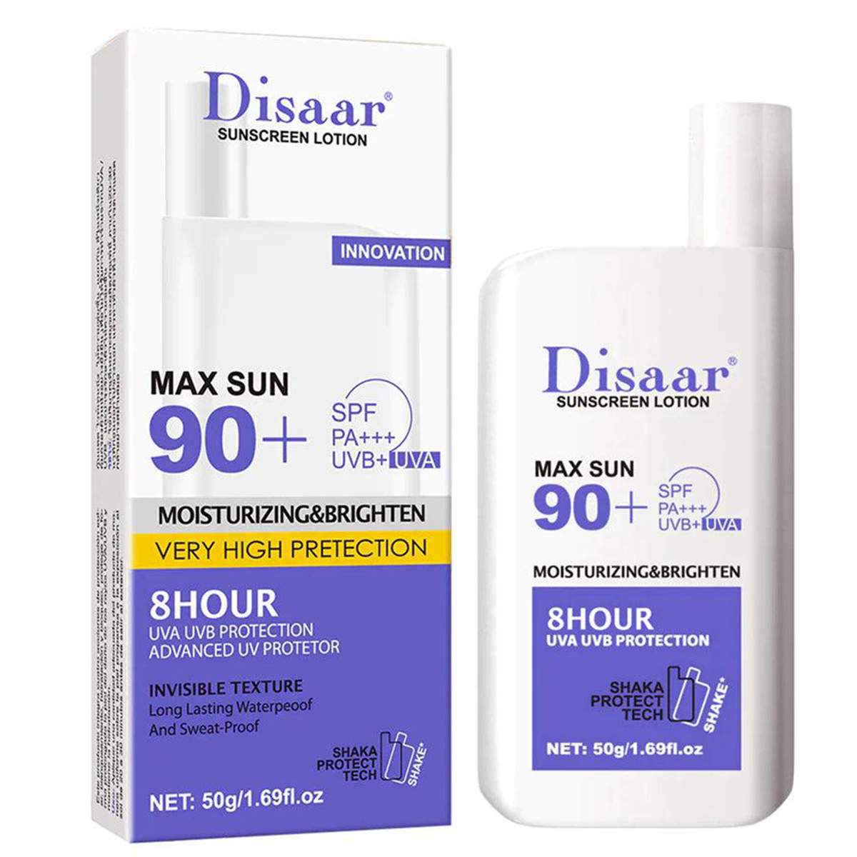 Disaar Max Sun 90+ Sunscreen Lotion 50g